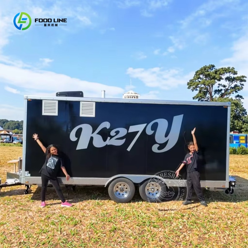 Mobile Coffee Van Equipment - Nowe mobilne przyczepy kawowe, wózki gastronomiczne