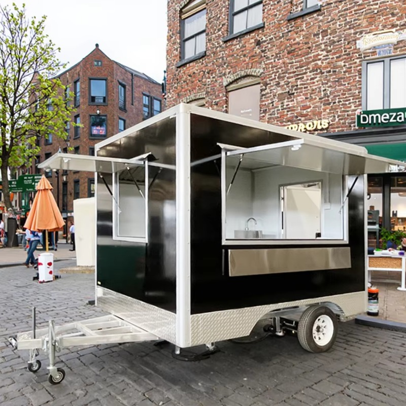 Mobile Coffee Van Equipment - Pizza Kawa Kamper Wózek z Jedzeniem