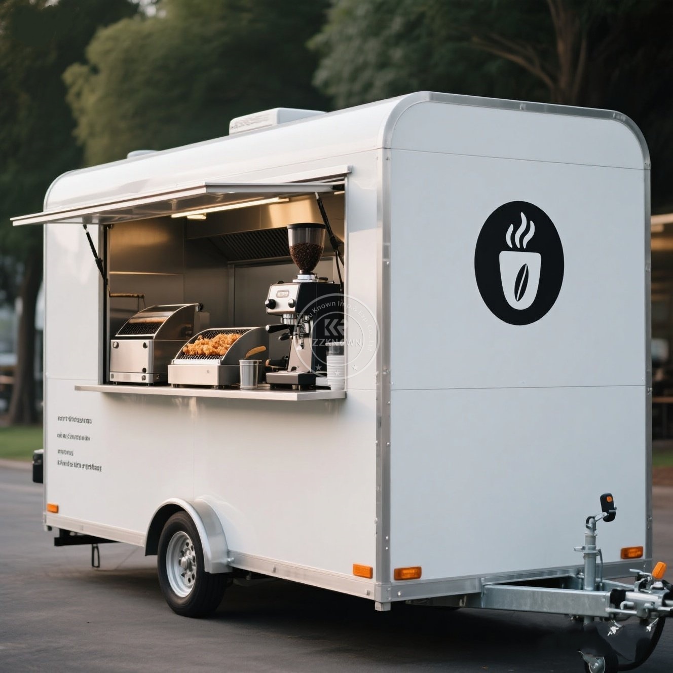 Mobile Coffee Van Equipment - Wózki gastronomiczne typu food truck na