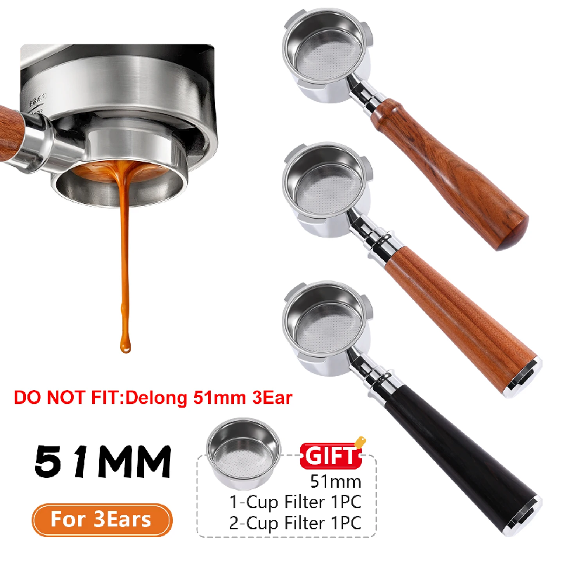 Coffee Equipment Accessories - Bezdenny Portafilter do Kawy 51mm do