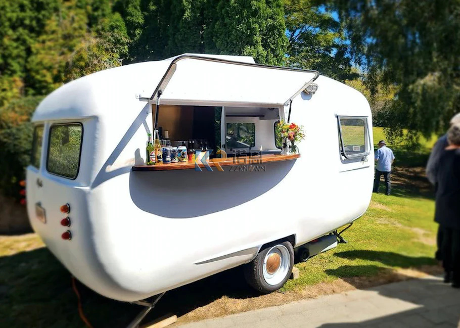 W pełni wyposażona przyczepa k – Mobile Coffee Van Equipment recenzja i cena