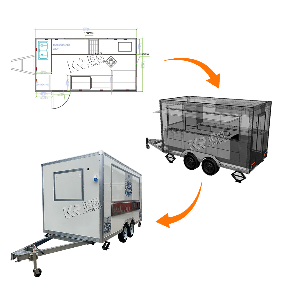 Wózki gastronomiczne typu food – Mobile Coffee Van Equipment recenzja i cena