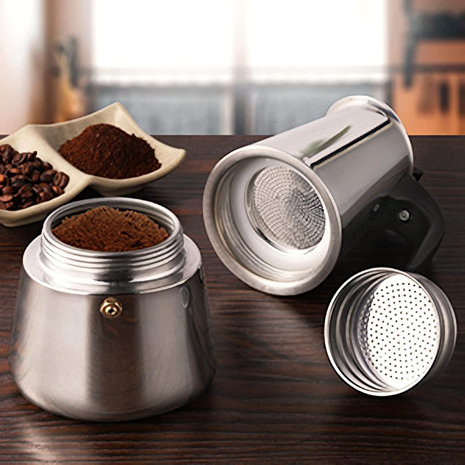 4/6/9 kubki Moka Pot Caffe Mac – Coffee Equipment Accessories recenzja i cena