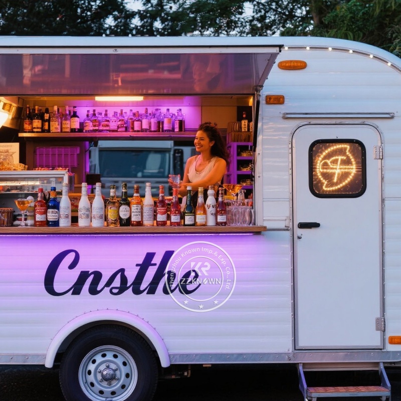 Przyczepa gastronomiczna zgodn – Mobile Coffee Van Equipment recenzja i cena